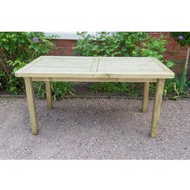 Forest Garden Rosedene 6 Seater Rectangular Garden Table