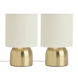Argos Home Pair of Touch Table Lamps