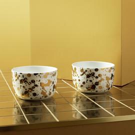 Habitat 60 Gold Edit Jackson Porcelain Nibble Bowl Set