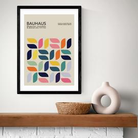 East End Prints Bauhaus Petals Art Print