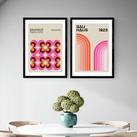 East End Prints Bauhaus Twin Set Art Prints