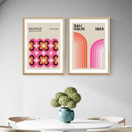East End Prints Bauhaus Twin Set Art Prints