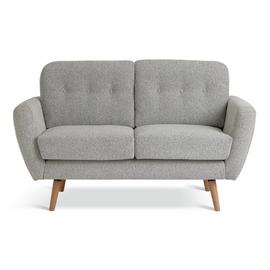 Habitat Finney Fabric 2 Seater Sofa in a Box - Grey