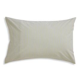 Habitat Stripe Printed Standard Pillowcase Pair - Green