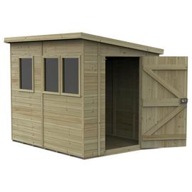 Forest Timberdale 3 Windows Pent Shed - 8 x 6ft