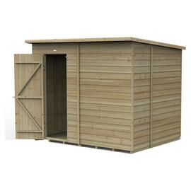 Forest 4Life Overlap Windowless Pent Shed - 8 x 6ft