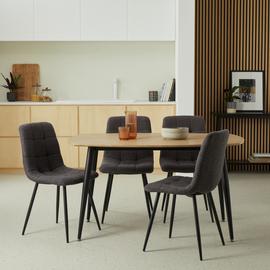 Argos Home Cobin Oak Dining Table & 4 Chairs