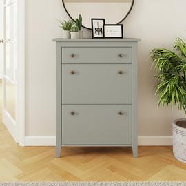 Deluxe Two Tier Shoe Cabinet