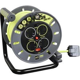 Masterplug Pro-XT 4 Socket 25m Open Cable Reel
