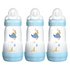 MAM Easy Start Anti-Colic 260ml Bottle 3 Pack - Blue