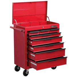 Hilka Heavy Duty 8 Drawer Trolley with Lid Storage.