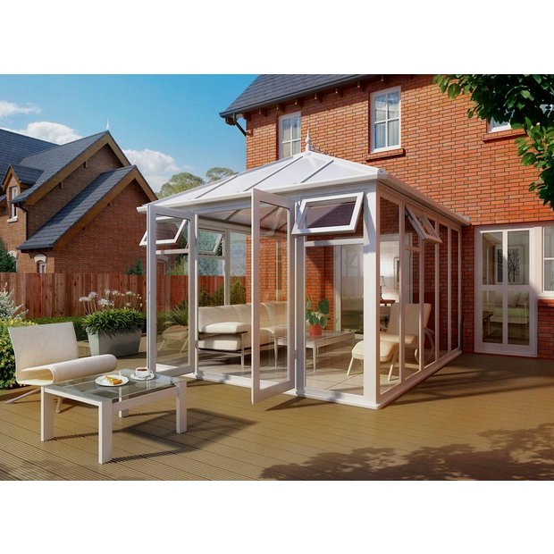 Buy Edwardian Full Height Large Conservatory White at Argos.co.uk