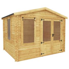 Mercia 3.3m x 2.6m Garden Log Cabin