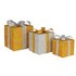 Argos Home Set of 3 Light Up Gift Boxes - Gold
