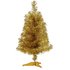 HOME 2ft Tinsel Tree - Gold