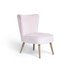 Argos Home Alana Fabric Shell Back Chair - Dusty Pink