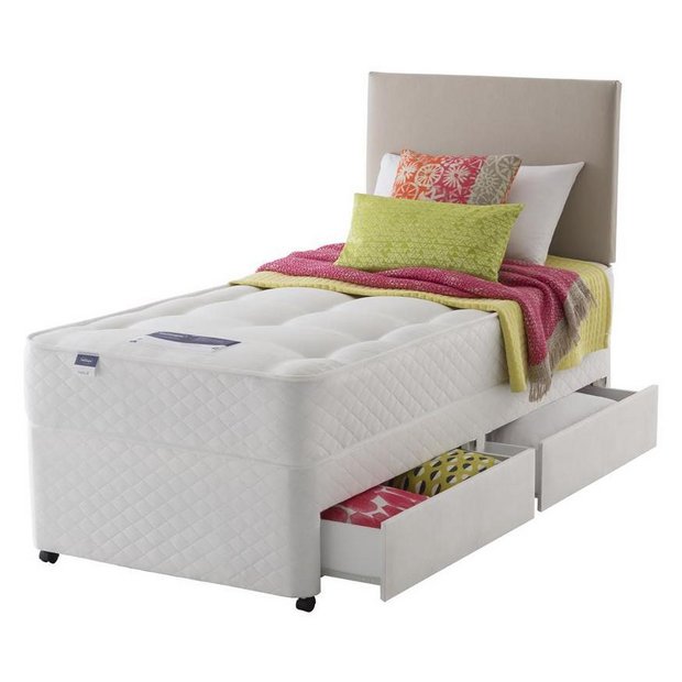 Buy Silentnight McKenna Ortho Single Divan Bed 2 Drawers at Argos.co