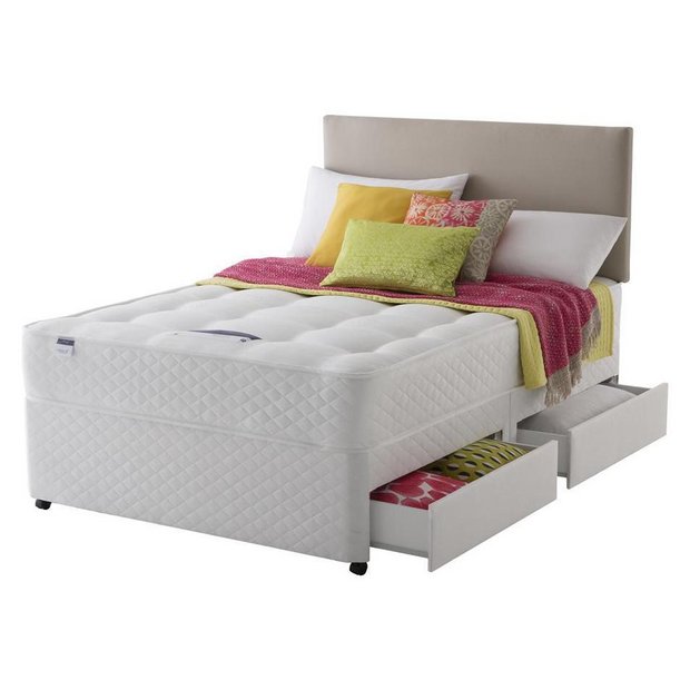 Buy Silentnight McKenna Ortho Kingsize Divan Bed 4 Drawers at Argos