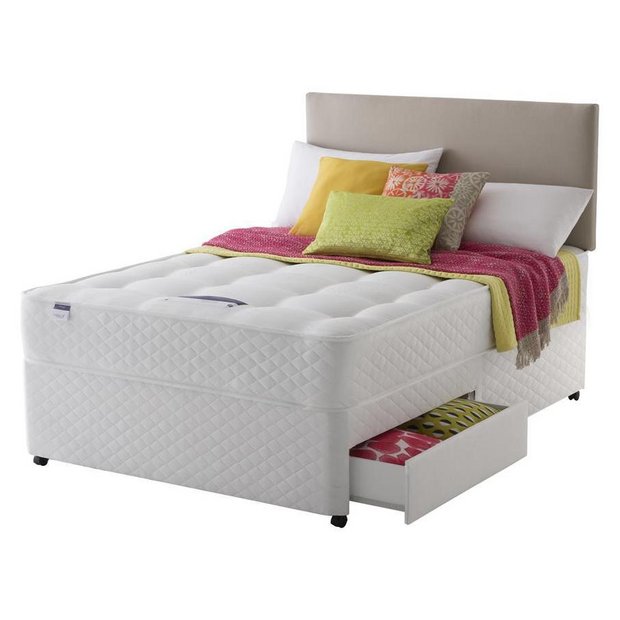 Buy Silentnight McKenna Ortho Double Divan Bed 2 Drw Takeback at Argos.co.uk Your Online