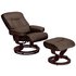 Argos Home Santos Recliner Chair and FootstoolDark Brown