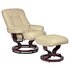 Argos Home Santos Recliner Chair and Footstool - Ivory