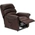 Argos Home Warwick Leather Power Recliner Chair - Dark Brown