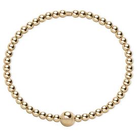 Radley 18ct Gold Plated Bead Hinged Bangle