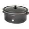 Cookworks 6.5L Slow Cooker - Black