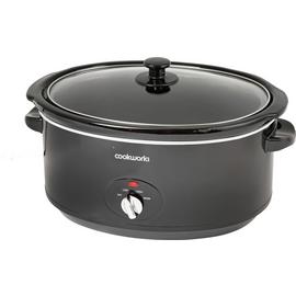 Cookworks 6.5L Slow Cooker - Black