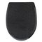 Argos Home Black Glitter Slow Close Toilet Seat