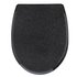 Argos Home Black Glitter Slow Close Toilet Seat