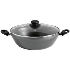 Argos Home Double Handed Teflon Aluminium Wok