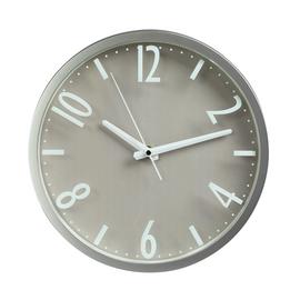 Argos Home Contemporary Wall Clock - Silver