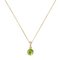 Revere 9ct Gold Peridot 5mm Pendant 16inch Necklace - August