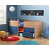Argos Home Malibu Pine & Blue Mid Sleeper Bed Frame