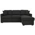 Argos Home Reagan Right Corner Fabric Sofa Bed - Charcoal