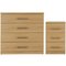 Argos Home Normandy Bedside & 4 Drawer Chest Set -Oak Effect
