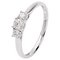 Revere 9ct White Gold 0.33ct tw Diamond Trilogy Ring