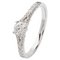 Revere 9ct White Gold 0.50ct tw Diamond Shoulder Detail Ring