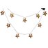 Collection 12 String Cookie Cutter Star Lights - Copper