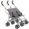 Cuggl Elder Double Pushchair - Grey