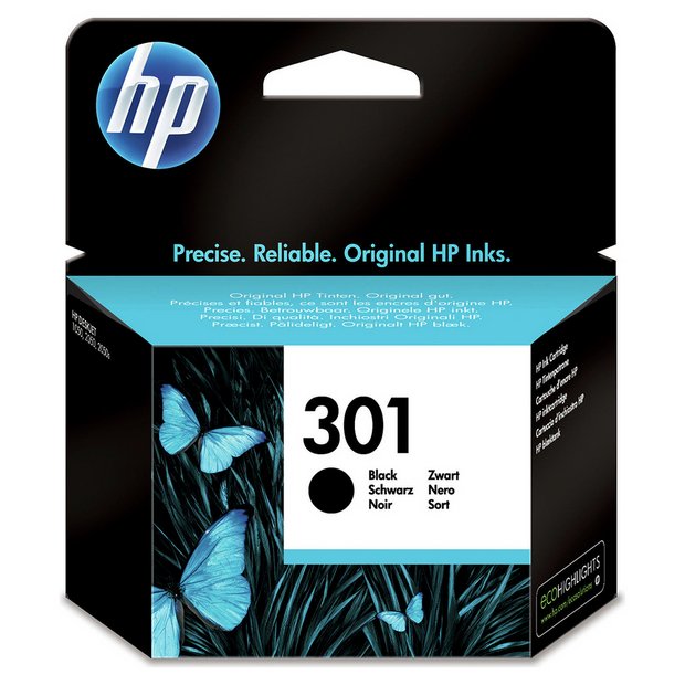 Buy HP 301 Black Original Ink Cartridge & Instant Ink Compatible