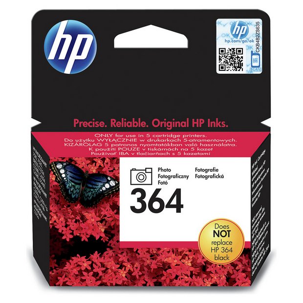 belasting Bedachtzaam vervaldatum Buy HP 364 Original Ink Cartridge - Photo Black | Printer ink | Argos