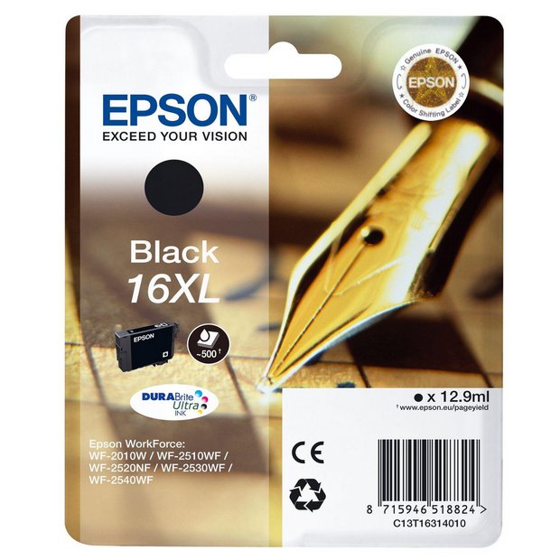 Buy Epson Pen DuraBrite XL Black Ink Cartridge at Argos.co.uk Your