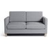 Argos Home Rosie 2 Seater Fabric Sofa BedLight Grey