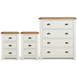 Argos Home Kent 2 Bedside Tables & 4 Drawer Chest Set