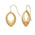 Revere 9ct Gold Cut Out Drop Earrings