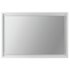 Argos Home Siena Rectangular Floating Wooden Mirror - White