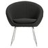 Argos Home Fabric Pod Chair - Charcoal