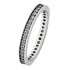 Moon & Back Sterling Silver Cubic Zirconia Eternity Ring